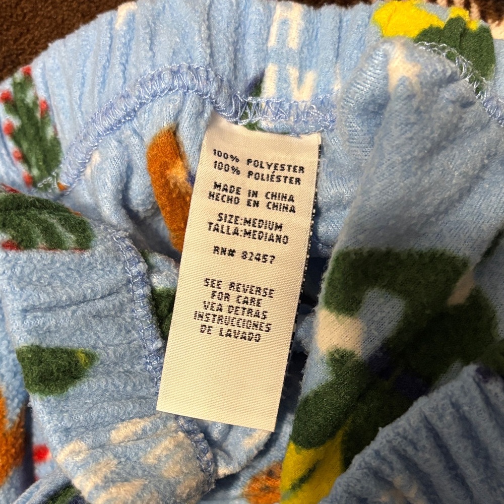 Adult ELF Pajamas Set - Fleece bottoms. (M) - Picture 3 of 5